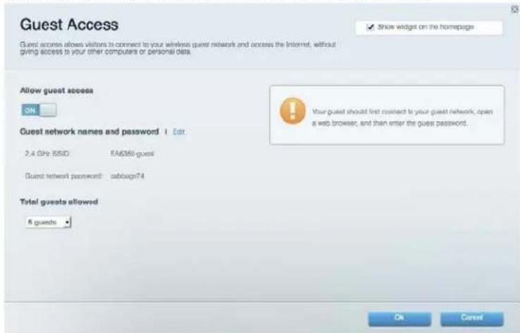 LINKSYS MaxStream EA7300 - Accès d'invité - 1