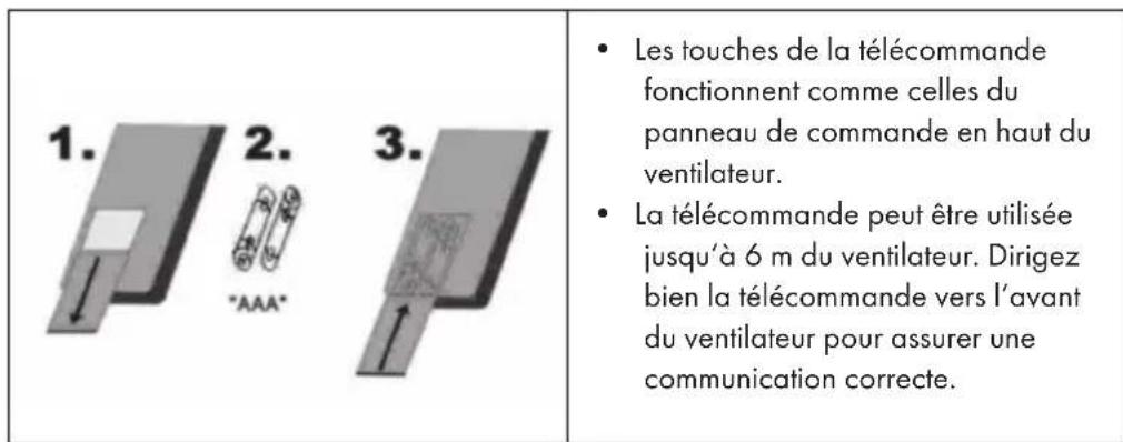 Klarstein Storm Tower - Preparation de la télécommande - 1