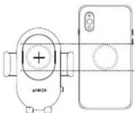 Anker PowerWave 7.5 - Colocación del smartphone - 9