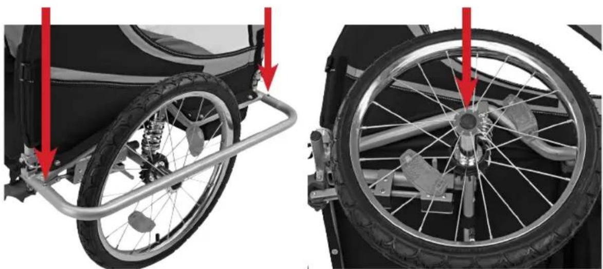 Prophete 2812 - REMOVAL OF THE WHEELS - 1