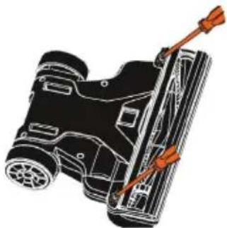Klarstein Total Motion 10033287 - Removing debris from the brush bar - 1