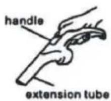Klarstein Mister Eco 10032946 - Fitting the extension tubes and accessories - 1