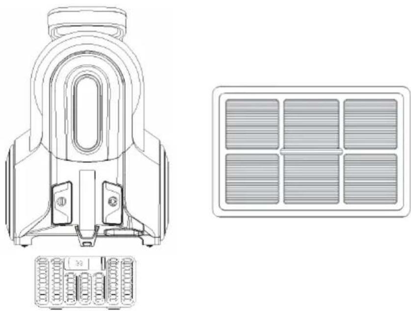 Klarstein 10032907 - c) Air outlet filter - 1