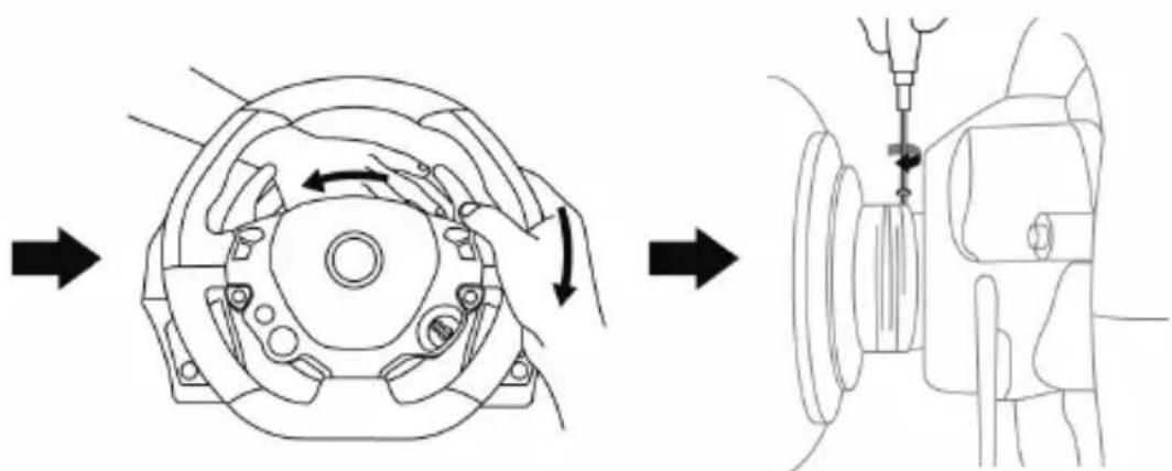 THRUSTMASTER TX Ferrari Italia (Xbox One) - FIXACAO DO VOLANTE FERRARI 458 ITALIA A BASE - 2