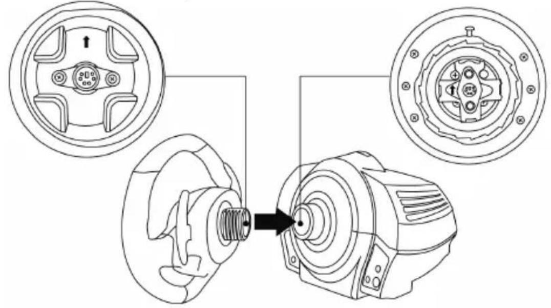 THRUSTMASTER TX Ferrari Italia (Xbox One) - MONTAGE DES FERRARI 458 ITALIA RENNLENKERS AUF DIE BASIS - 1