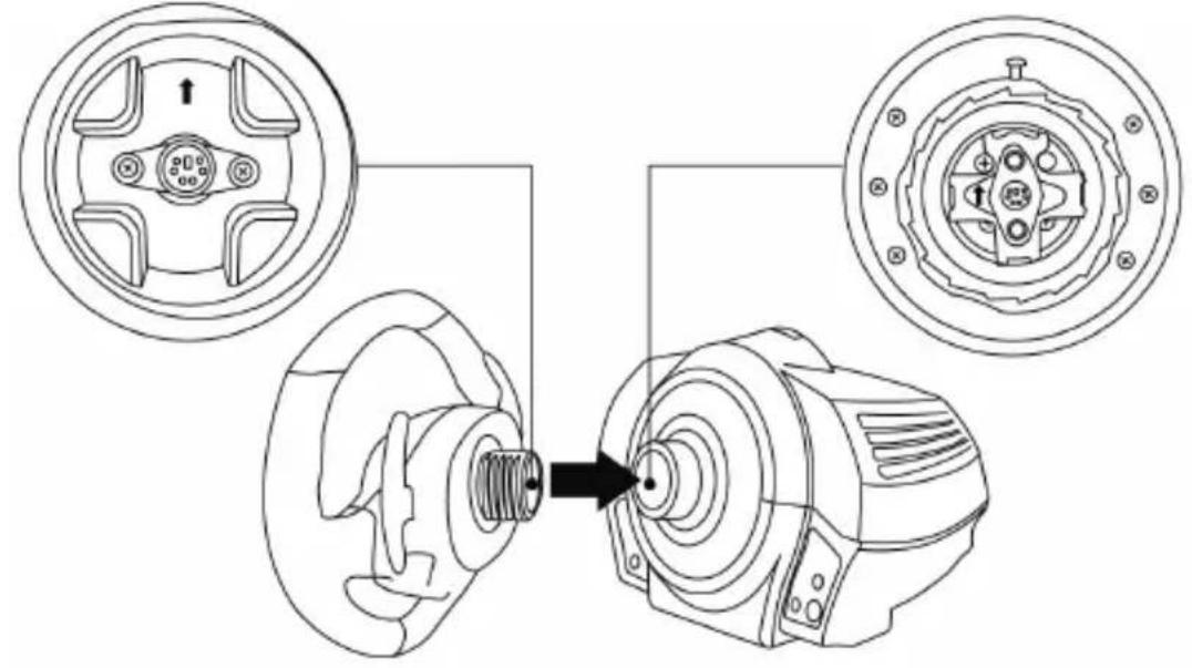 THRUSTMASTER TX Ferrari Italia (Xbox One) - FIJACION DEL VOLANTE DE CARRERAS FERRARI 458 ITALIA A SU BASE - 1