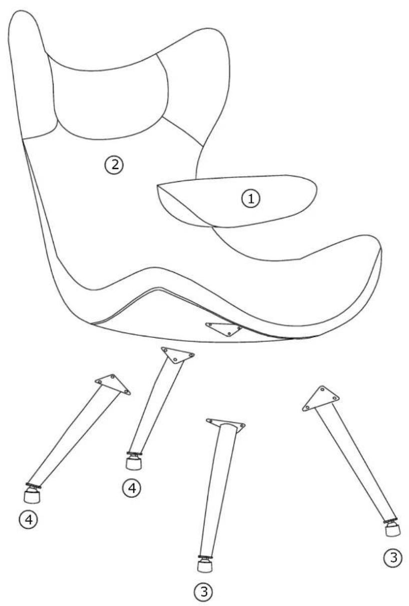 JYSK Damsholte - GB: GENERAL INSTRUCTION FOR FURNITURE WITH FABRIC! - 5