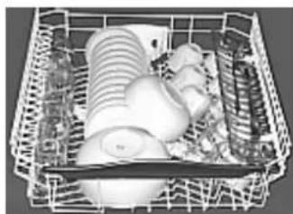 Ariston Thermo LI 670 DUO - Regolazione del cestello superiore. - 7