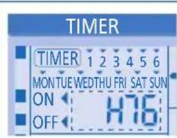 DIMPLEX LA6MI - The operation LED blinks and error code appear on remote control display. - 1