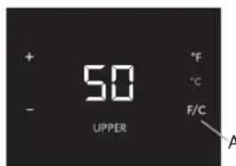 KITCHENAID KUWR204EPA - Visualisation de la température en degrés Celsius - 1