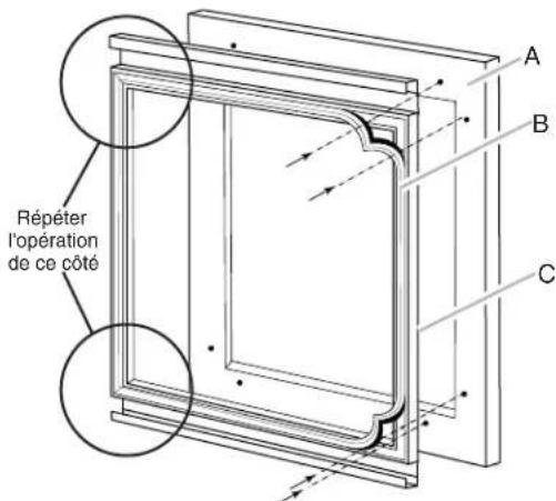 KITCHENAID KUWR204EPA - Fixation du cadre decoratif - 2