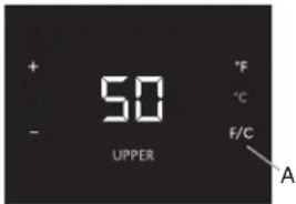 KITCHENAID KUWL304ESS - Viewing Celsius Temperatures - 1