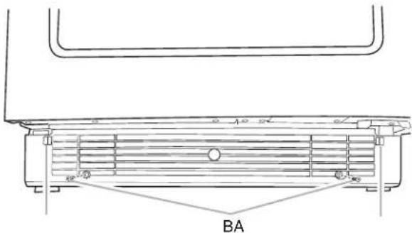 KITCHENAID KUWL304ESS - Para quitar la rejilla de la base: - 1