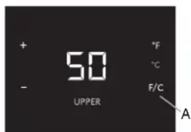 KITCHENAID KUWL304ESS - Visualisation de la température en degrés Celsius - 1
