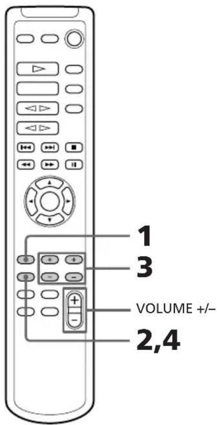 SONY LBTXB88AV - Ajuste del volumen de los altavoces - 2