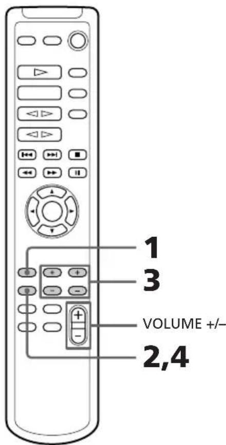 SONY LBTXB55AV - Ajuste del volumen de los altavoces - 2