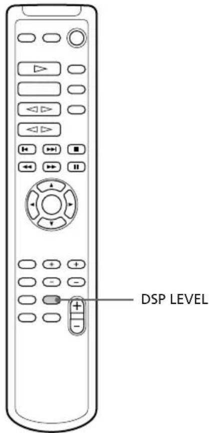 SONY LBTXB55AV - Réglage du niveau DSP - 1