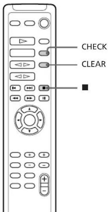 SONY LBTXB55AV - Programmation des plages du CD - 2
