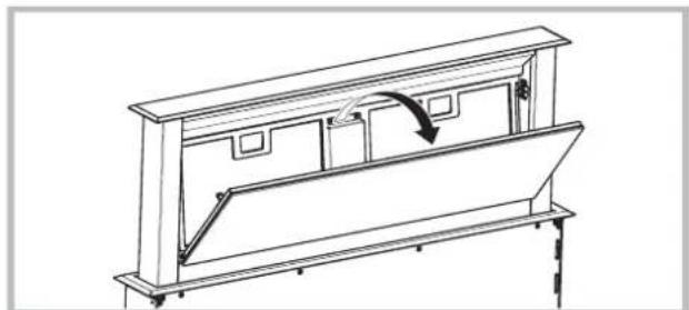 ROSIERES RDD 9800 PN - Limpieza de los filtros antigrasa - 1