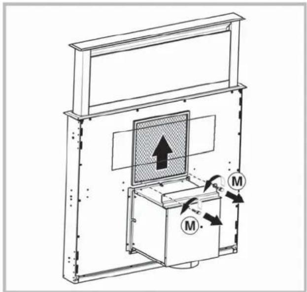 ROSIERES RDD 9800 PN - Inlocuire filtru carbon (P) - 1