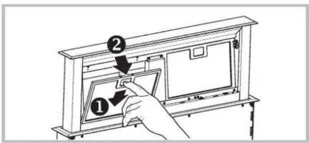 ROSIERES RDD 9800 PN - Reiniging van de vetfilters - 2