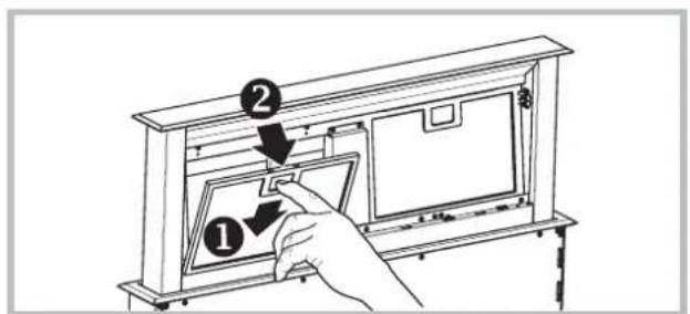 ROSIERES RDD 9800 PN - Curatarea filtrelor anti-grasime - 2