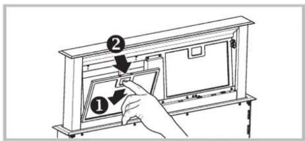 ROSIERES RDD 9800 PN - Reinigung der Fettfilter - 2