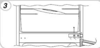 ROSIERES RBC 3181 A - REVERSING THE FRIDGE-FREEZER DOORS - 3