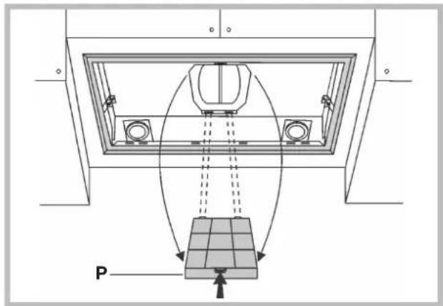 ROSIERES RHG 5800 IN - Sostituzione del filtro carbone - 2