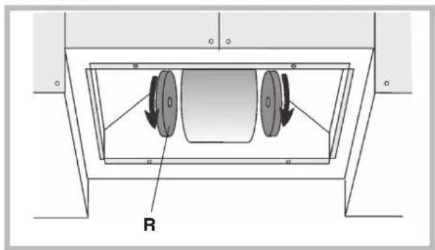 ROSIERES RHG 5800 IN - Replacing the charcoal filter - 1