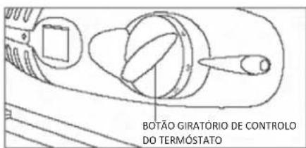 ROSIERES RBP 160 N - Ligar o aparelho e definir o termóstato - 1