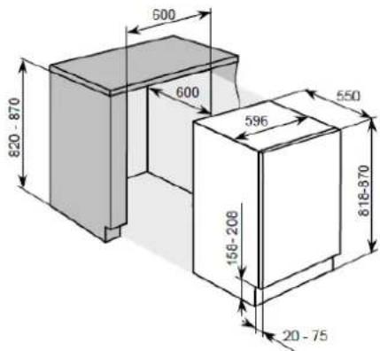ROSIERES RBP 160 N - Aperture dimensions - 1