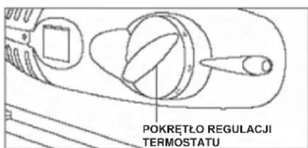 ROSIERES RBP 160 N - Włączenie urządzenia i ustawienie termostatu - 1