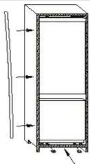 ROSIERES RBBS 174 - DIMENSÕES DO PRODUTO E COMPARTIMENTO EMBUTIDO - 6