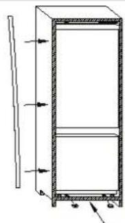 ROSIERES BRBS 1741 - PRODUCT DIMENSIONS AND BUILT-IN COMPARTMENT - 6
