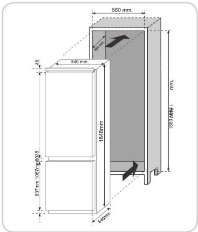 ROSIERES BRBS 1741 - PRODUCTAFMETINGEN EN INBOUWKAST - 2