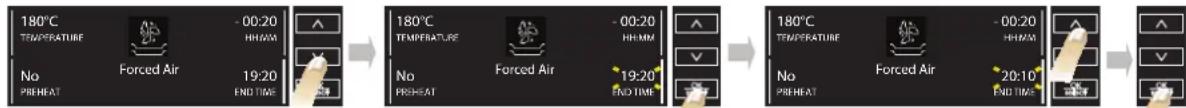 BAUKNECHT BLTM 9100PT02 - SETTING END OF COOKING TIME/START DELAYED - 1