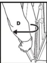 BAUKNECHT BLTM 9100PT02 - To refit the door: - 4