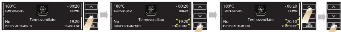 BAUKNECHT BLTM 9100PT02 - IMPOSTAZIONE DELL'ORA DI FINE COTTURA / AVVIO RITARDATO - 1