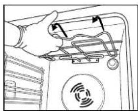 BAUKNECHT BLTM 9100PT02 - ABSENKEN DES OBEREN GRILLEELEMENTS (NUR BEI EINIGEN MODELLEN) - 1