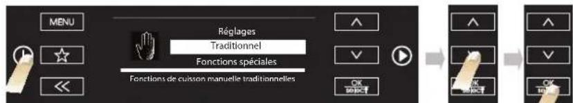 BAUKNECHT BLTM 9100PT02 - Selection des fonctions de cuisson - 1