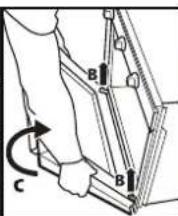 BAUKNECHT BLTM 9100PT02 - Per riposizionare la porta: - 3
