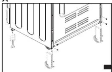 ROSIERES RCG 5921 RB CH - Piedini e ruote regolabili - 1