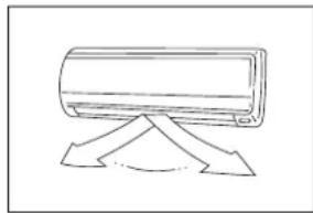 QLIMA SC 3637 - Cómo configurar la dirección del caudal de aire vertical (arriba-abajo) - 1