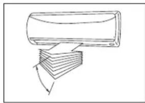 QLIMA SC 3637 - Come regolare l'orientamento del flusso d'aria orizzontale - 1