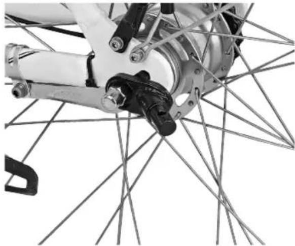 Prophete 2926 - MONTAGE VAN HET KOPPELSTUK VOOR DE FIETSKAR AAN DE AS VAN DE FIETS - 2