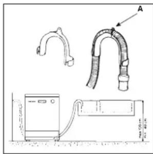 INDESIT IDL 61 EU - Collegamento al tubo di scarico - 1
