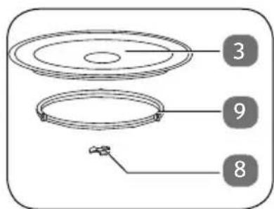 QUIGG MD 16550 - Mise en place des accessoires - 1
