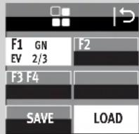 METZ Mecablitz 64 AF1 digital - Procedure for loading a favourite programme - 3