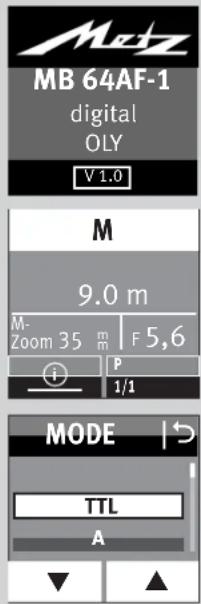 METZ Mecablitz 64 AF1 digital - Betriebsart einstellen - 1